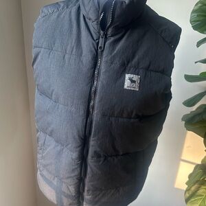 Abercrombie Kids Charcoal Puffer Vest